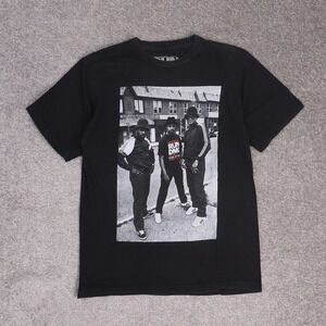 Y2K Run DMC Music Band Hip Hop Medium Black Short Sleeve T-Shirt